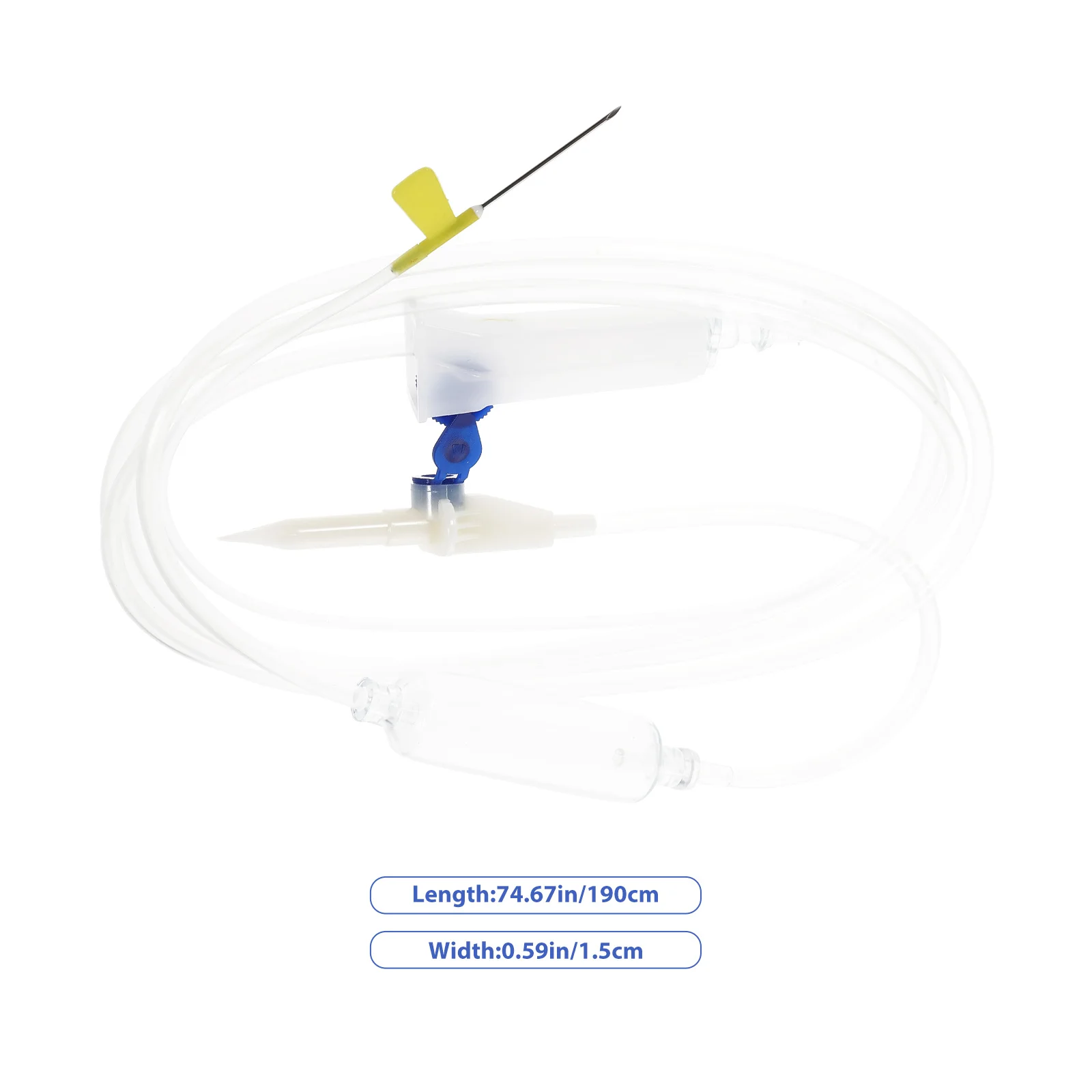 25 Pcs Disposable Infusion Set Veterinary Tube Needle Extension Hose Normal Saline Iv Bag 1000ml Catheter Hoses Needles