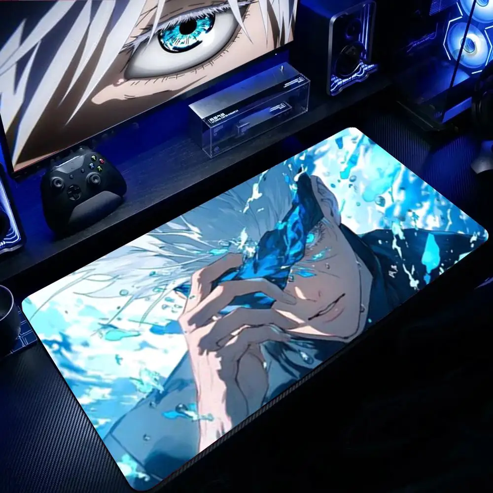 Satoru Gojo Mouse Pad Mousepad Large Gaming Mouse Pad LockEdge Thickened Computer Keyboard Table Desk Mat