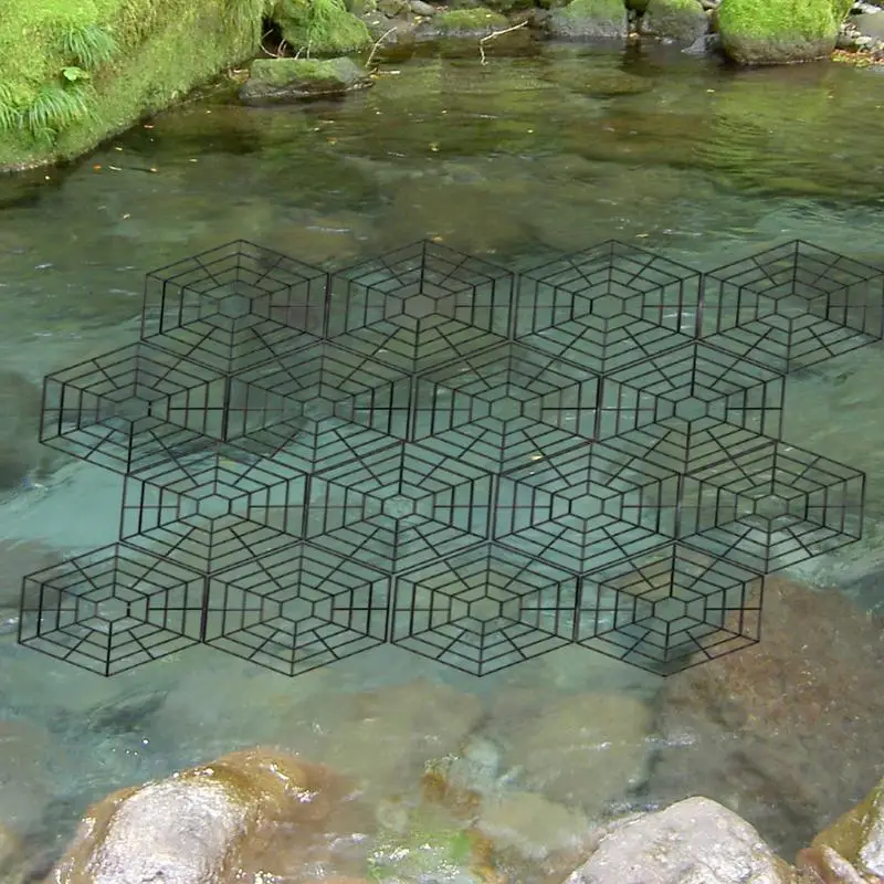 Red para estanque, Protector de peces para estanque, diseño de malla Hexagonal, herramientas protectoras de protección de camarones, accesorios de jardín para defensa