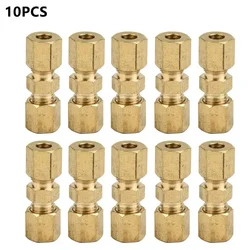 10x  Brake Line Connector Without Flarin For Brake Line Without Flaring 4.75mm 3/16 