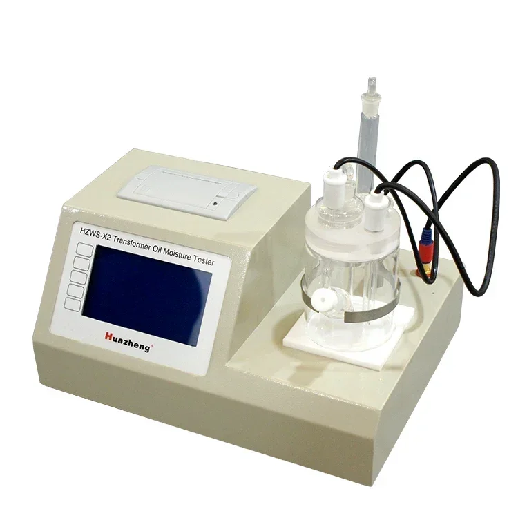 Huazheng Karl Fischer Moisture Analyzer/Automatic Diesel Moisture Tester Insulation Oil Moisture Meter