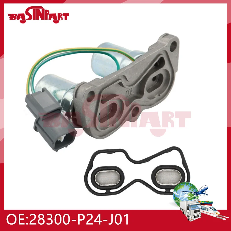 28300-P24-J01 Transmission Lockout Solenoid Valve For Honda  Civic CRV Acura Integra 1991-2001 1.5L 1.6L 28300P24J01