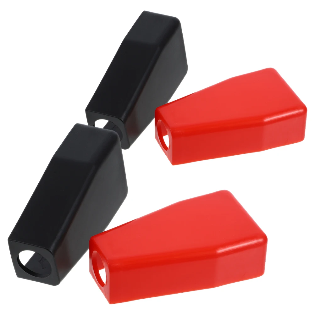 

4pcs Terminal Covers Protective Rubber Plastic Insulator Car Motorcycle Electric Bike Truck Post Cover Cable