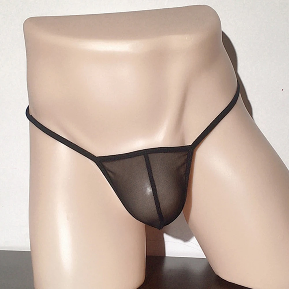

Underwear Mens Briefs Solid Color ThongsUnderpants Vacation Casual Daily G-string Holiday Lingerie Panties Polyester