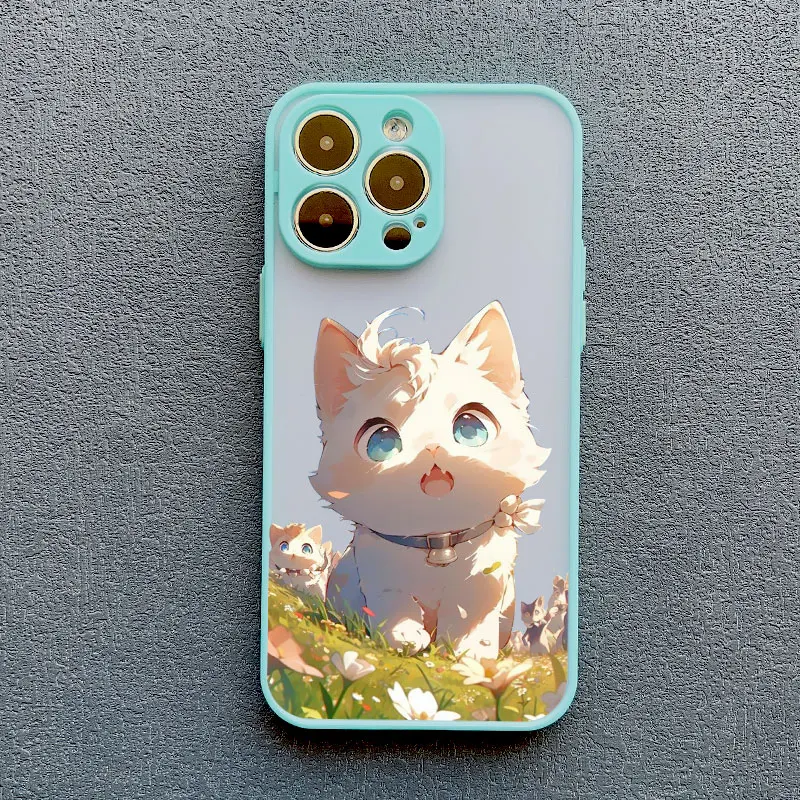 Katzen-Handyhülle im verschiedenen Stil für iPhone 17 16 13 12 Pro Max Mini 15 14 11 Pro Max Plus 16 Plus X XS XR Süße freche Katzenhüllen – Detail 5