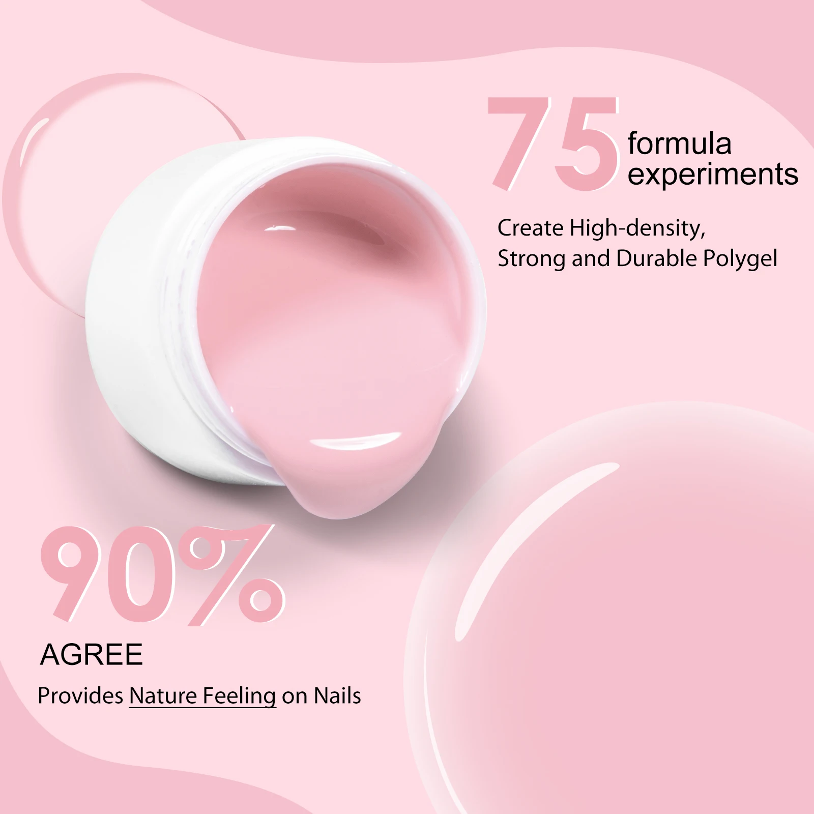 Ensemble de vernis à ongles Gel d'extension, 5 pièces, rose clair, constructeur UV, Camouflage, Extension rapide, Kit d'outils d'art des ongles étendus