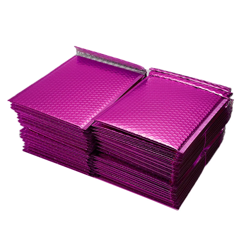 

10/50Pcs High Quality Aluminized Film Foam Envelope Self Seal Padded Mailing Shipping Bags With Bubble Multi-color Hot-selling