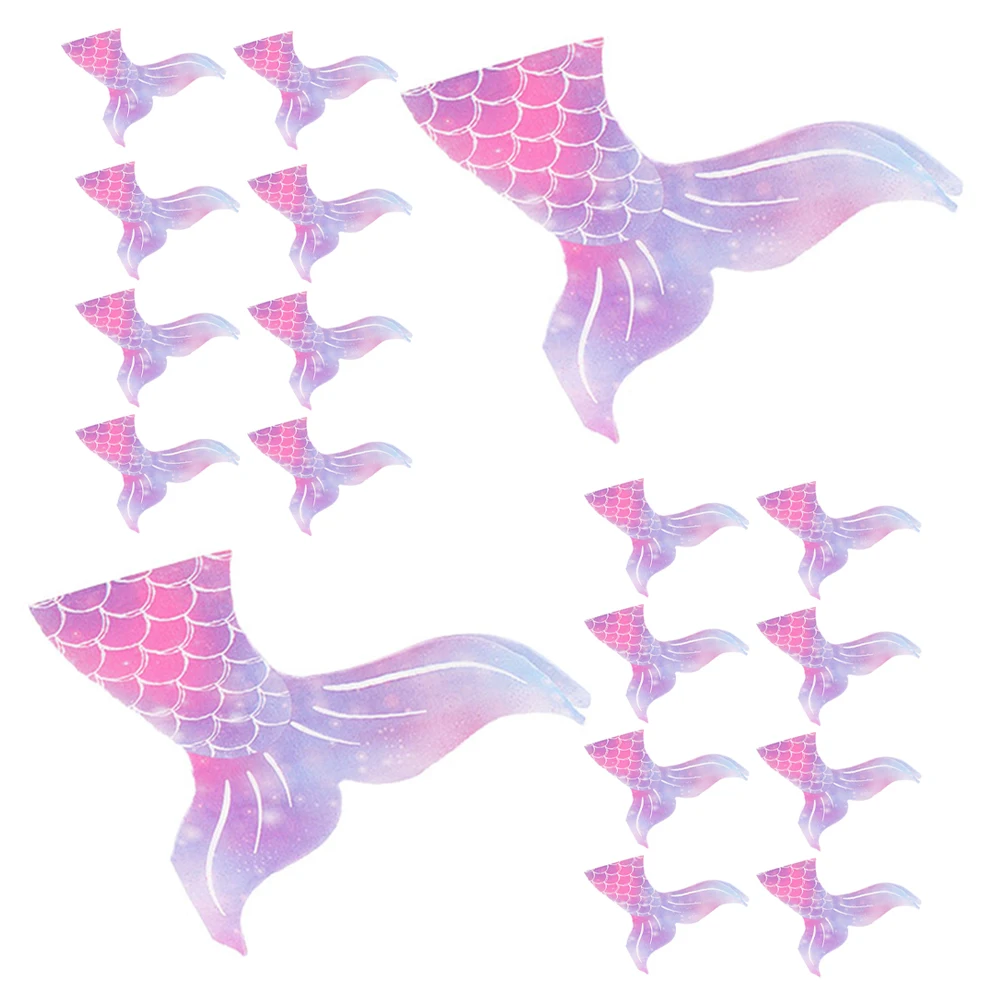 

60pcs Mermaid Tail Napkins Ocean Theme Party Paper Decorations Absorbent Table Napkins for Beach Picnic Birthday Supplies