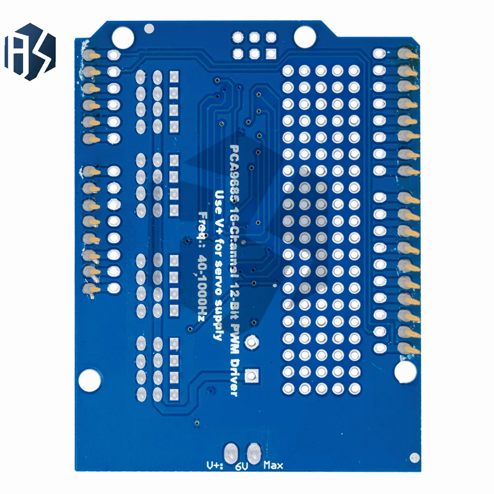 Picture 5: GREAT IT v2 I2C Motor Driver Shield for Arduino: Stepper & Servo Control with PWM – Robot Control Kit Compatible