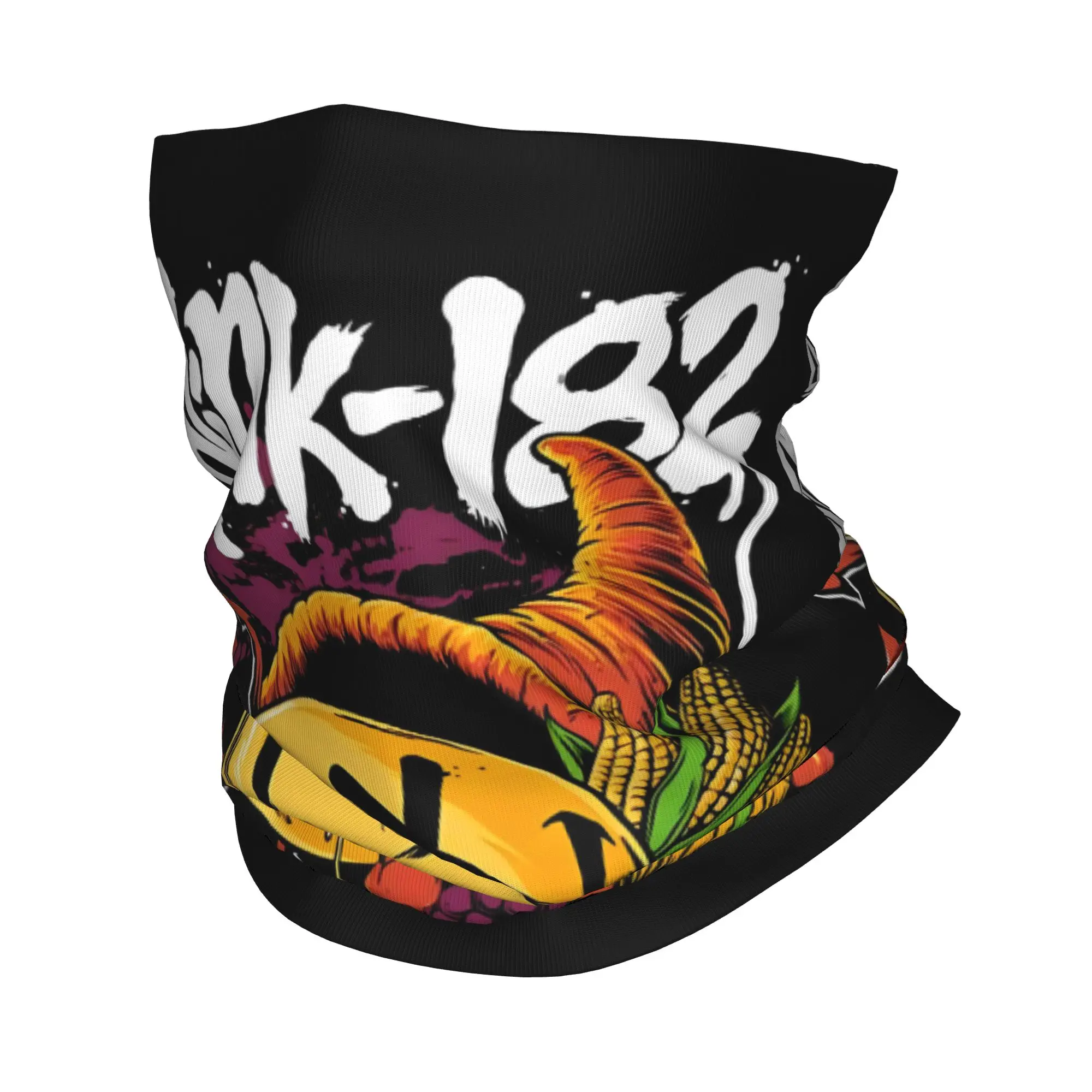 

Custom B-Blink-18 Bandana Neck Gaiter Windproof Face Scarf Cover Women Men Punk Smile Headband Tube Balaclava