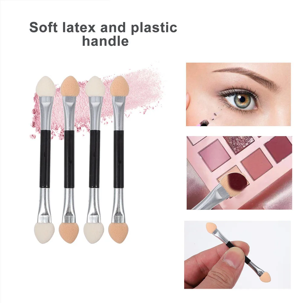 30 stuks dubbelzijdige oogschaduw make-up applicator sticks huidveilige oogschaduw gereedschap handig voor beginners en professionals