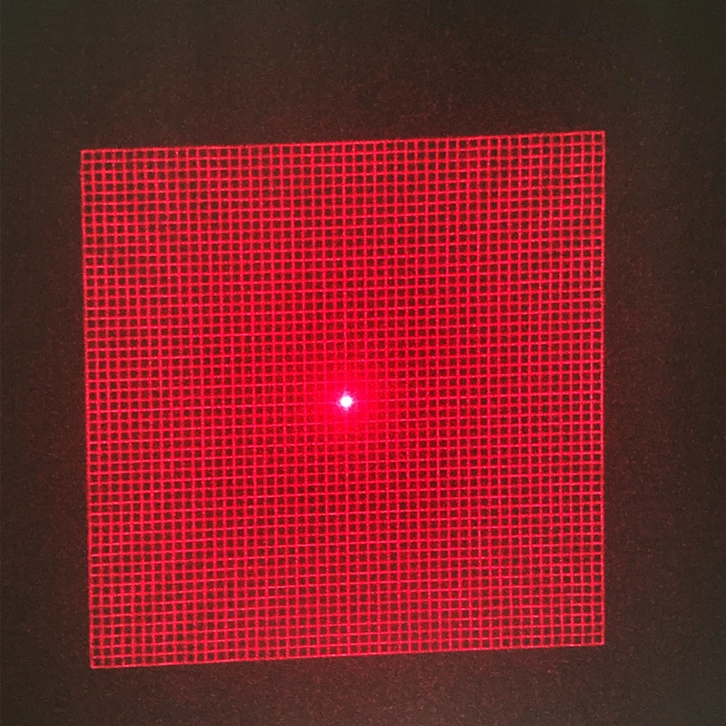 5pcs/pack DOE Diffractive Optical Elements Grating Lens Laser Light Grid 50x50