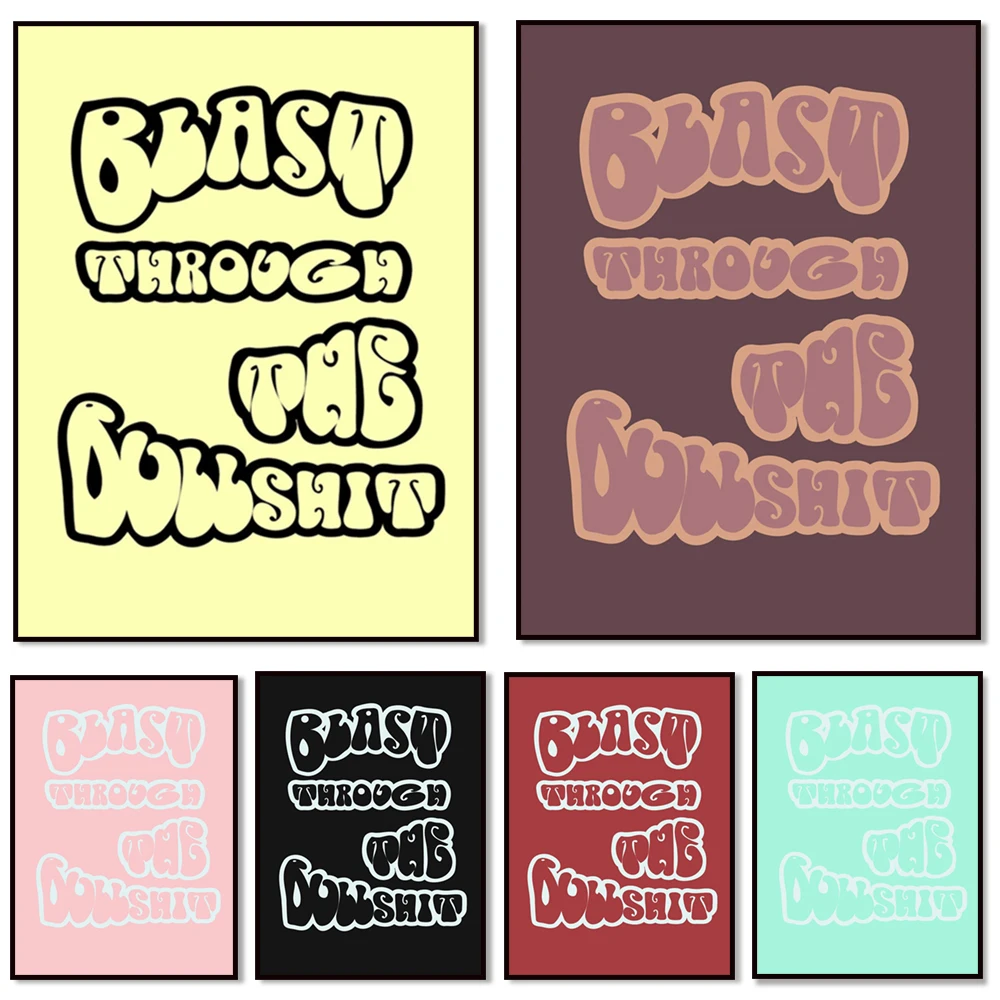 Quote Print / Downloadable Prints / Printable Wall Art / Digital Prints Download / multicolor / hippie / retro