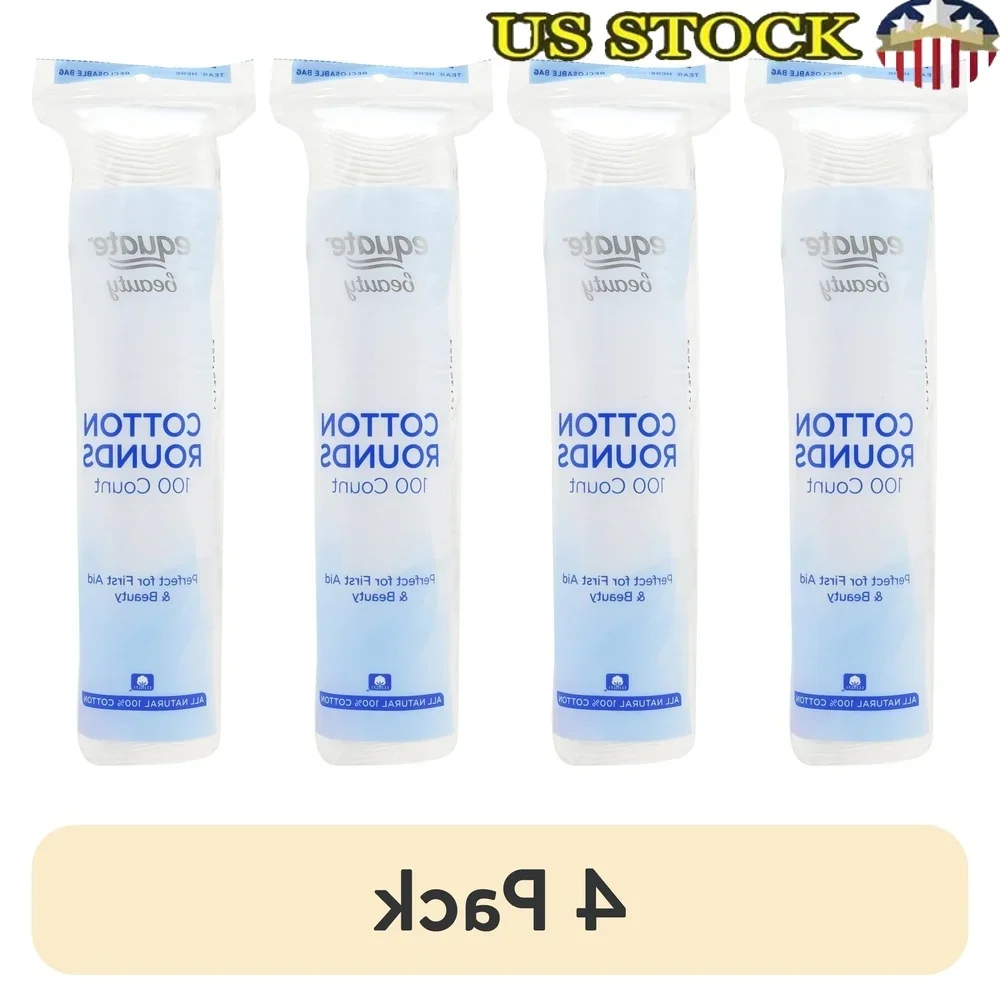 

(4 pack Cotton Rounds 100 Count