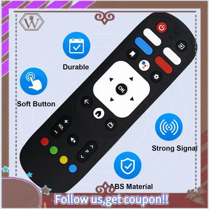 أحدث 4X استبدال RM-C3287 جهاز التحكم عن بعد الصوتي لـ JVC RM-C3570 لـ كينوود لموتورولا جهاز التحكم عن بعد للتلفزيون الذكي #5