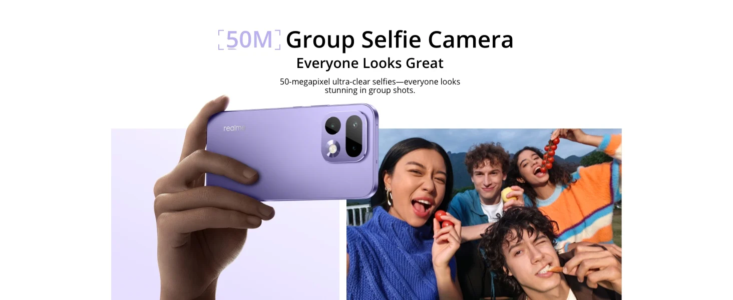 realme 16Pro 5G Smartphone Fast Charge 45W Battery 6500mAh, Camera 200MP OIS, IP69 AMOLED Display 144Hz 6.78"