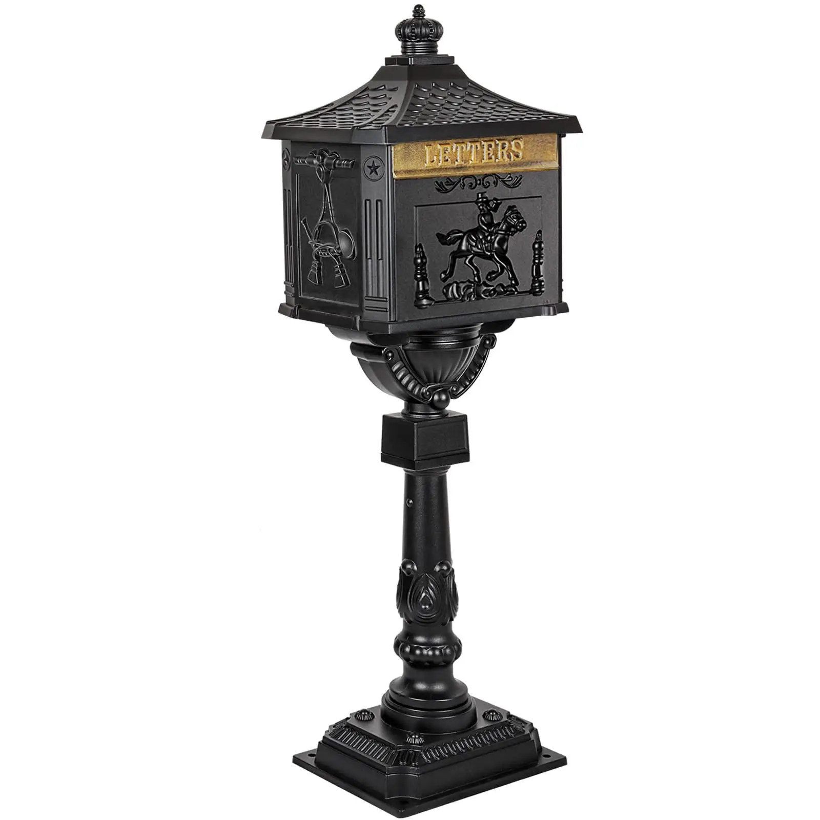 Classic Cast Aluminum Mailbox - 45.5