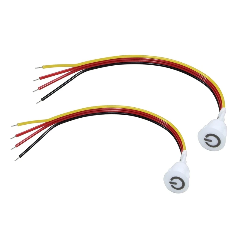 2 Stuks Touch Dimmer DC3.7V 5V 12V Traploze Dimmer Sensor Voor Led Licht, Rv, Kast, kledingkast En Strip