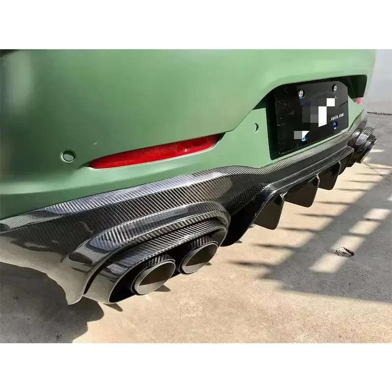 

Для Mercedes-Benz AMG GT GT50 GT53 GT63 4-дверный задний диффузор из углеродного волокна, сплиттеры, спойлер, накладка на бампер, комплект обвеса