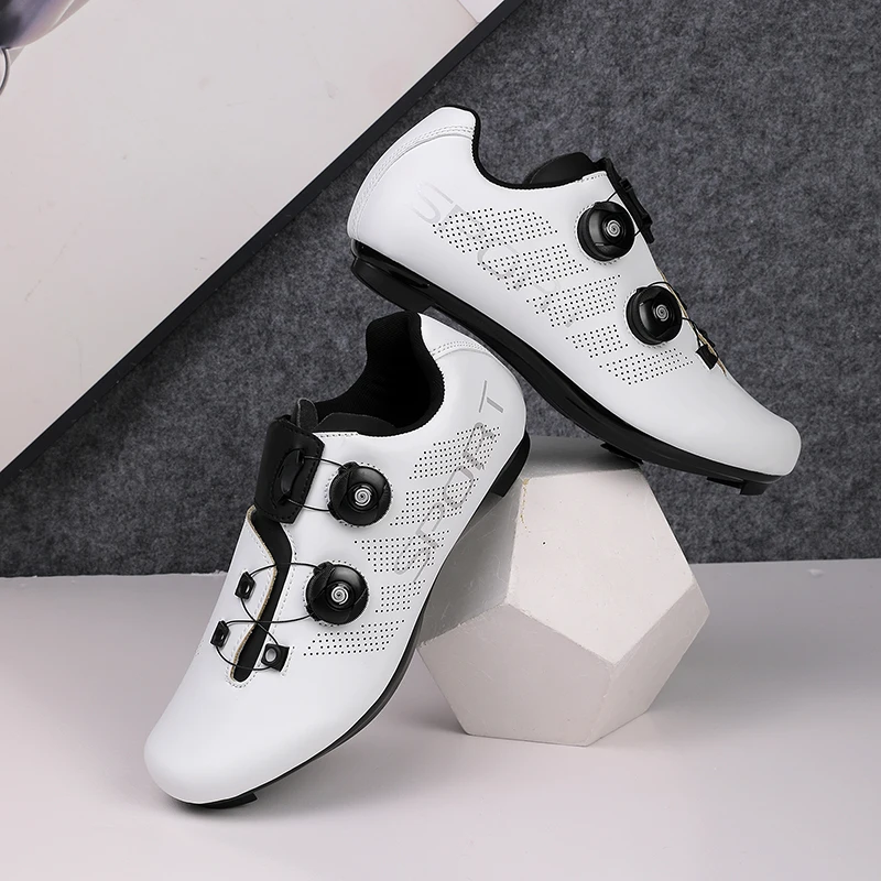 2026 New Cycling Shoes Men's Professional Hard-soled Anti-collision Road Racing Lock Shoes Women's Outdoor Road Cycling Shoes