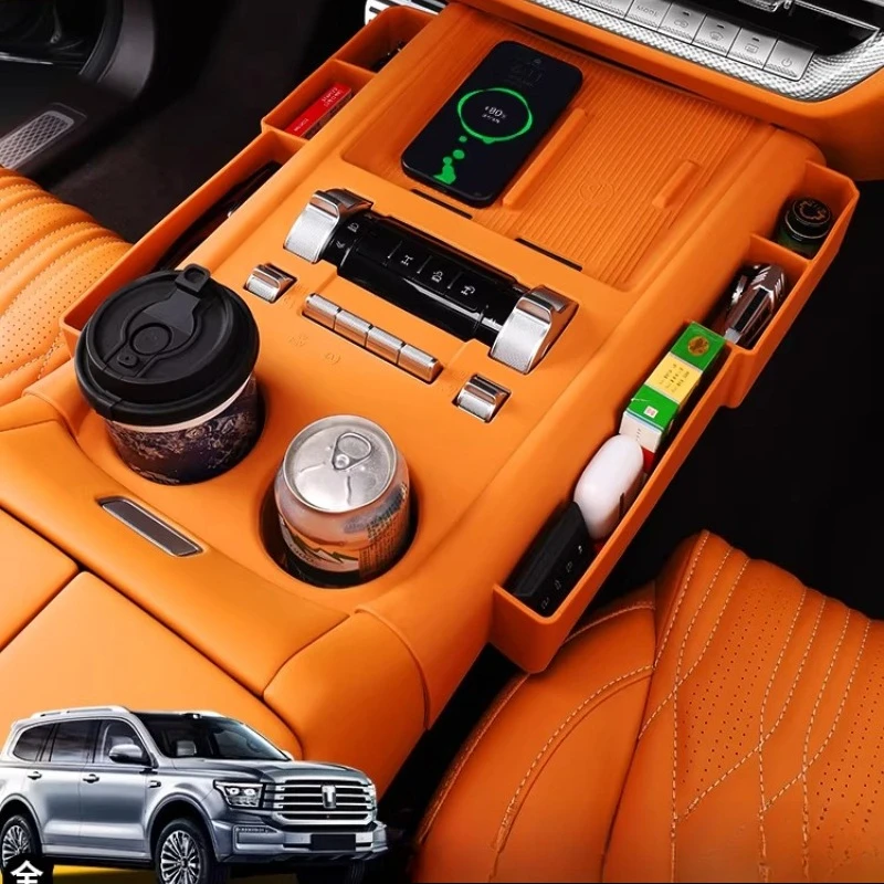 

For TANK 500hi4t/hi4z 2026 Wireless silicone pad central control gear shift panel glass lifting cup cover car supplies