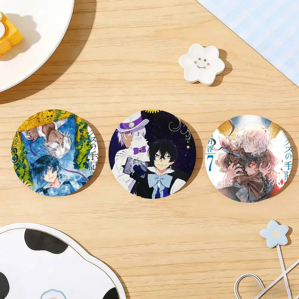 Anime The Case Study Of Vanitas Badge Tinplate Meme Round Brooch For Hat Bag Creative Lapel Jewelry Accessories Gifts