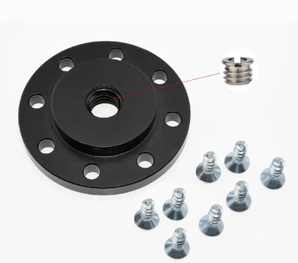 3/8“-16 hole Wall Mount Holder Stand w/ 1/4 to 3/8 for Camera LED Light, Video Lamp tripod camera 3/8 hole adapter, 1/4-20