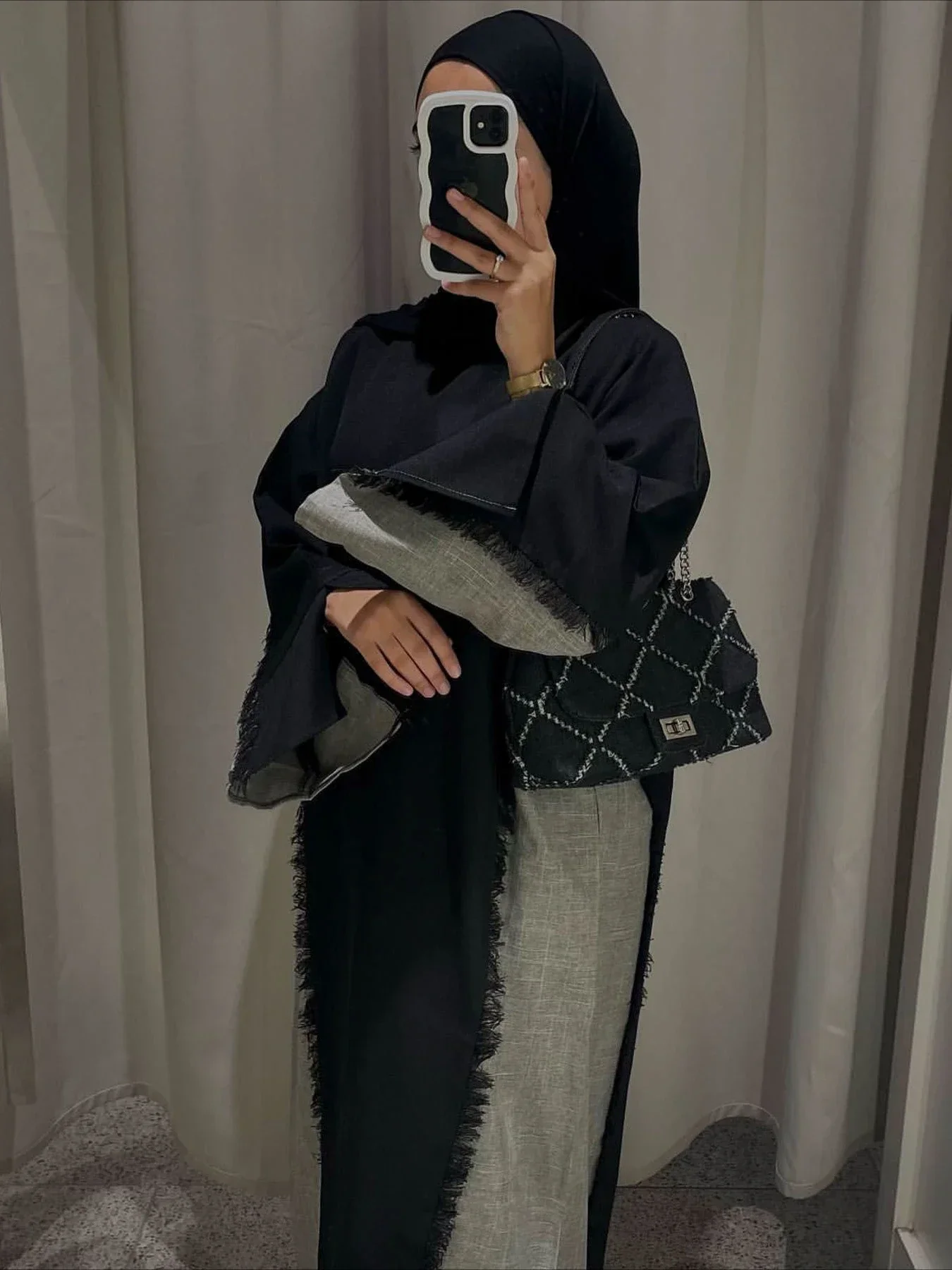 Eid Abaya for Women Cardigan Elegant Woman Party Abayas Ramadan Long Robe Caftan Kaftan 2026 Kimono Marocain Maxi Open Dress 3