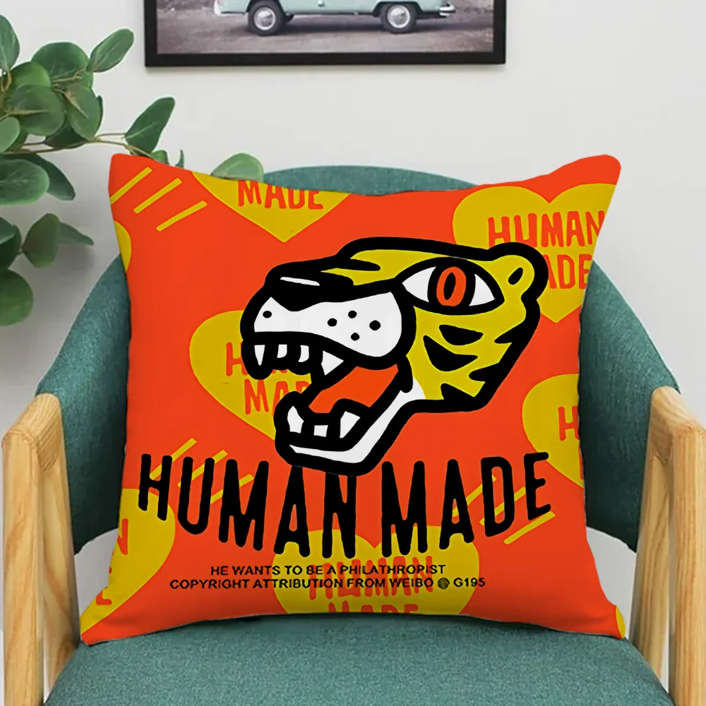 Human Made Decorative Cushion Covers for Bed Pillows Pillowcase 40x40 Pilow Cases Car Decoration Sofa Cushions Pillowcases 50x50