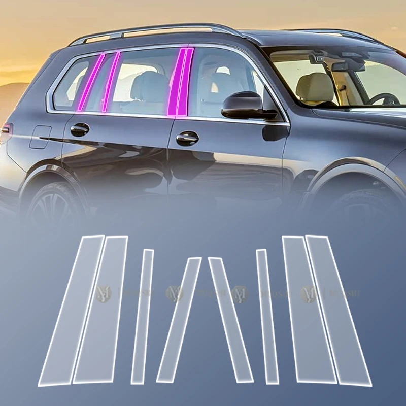 

For BMW G07 X7 2020-2022 Anti-scratch Window Pillar Protection Rhino Skin Sticker Car Film Exterior Accessories Protector