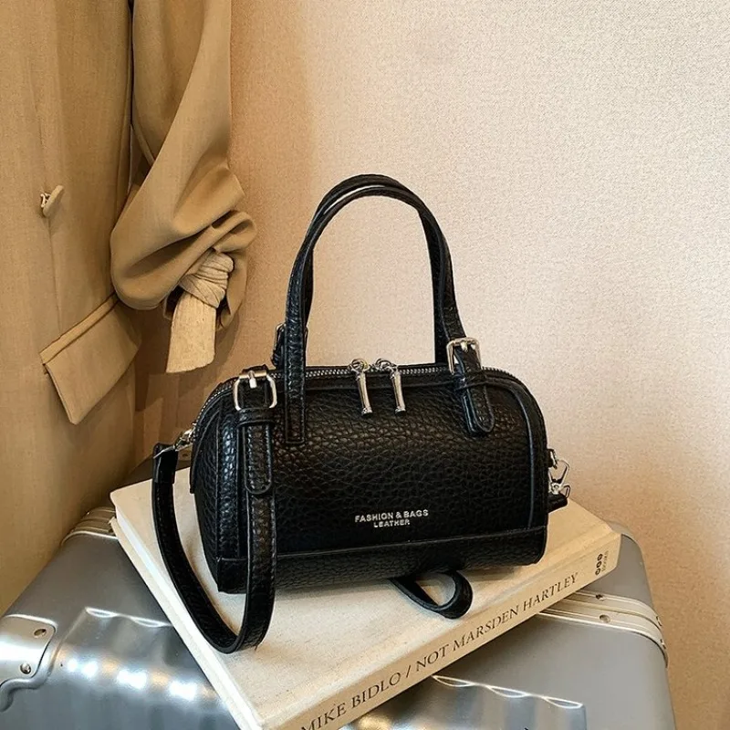

Elegant High End Trendy Women Bag Classic Leather Vintage Casual Paris Crossbody Messenger Tote Bag