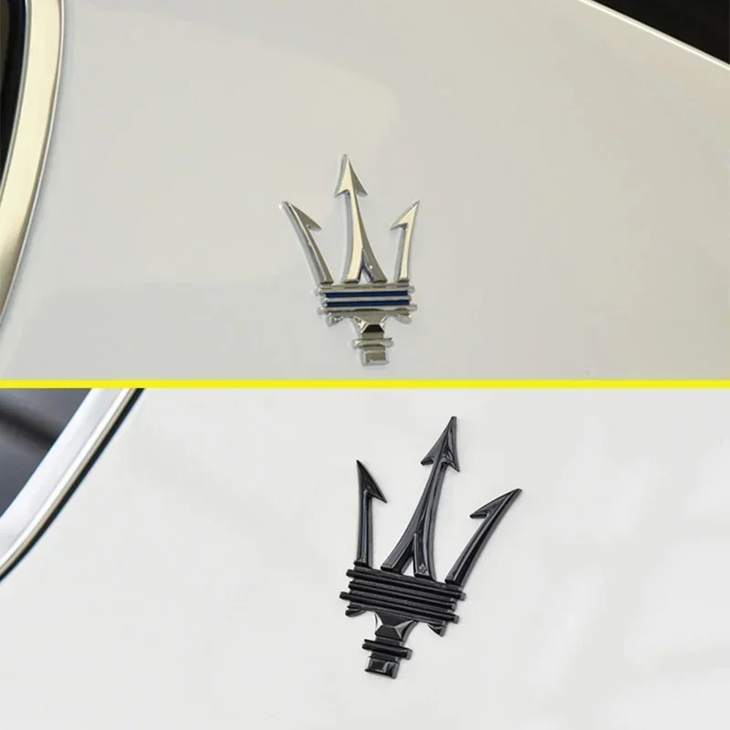 Emblema 3D para guardabarros de coche, calcomanía adhesiva para Maserati Levante Quattroporte Ghibli GranTurismo GC GT, accesorios exteriores