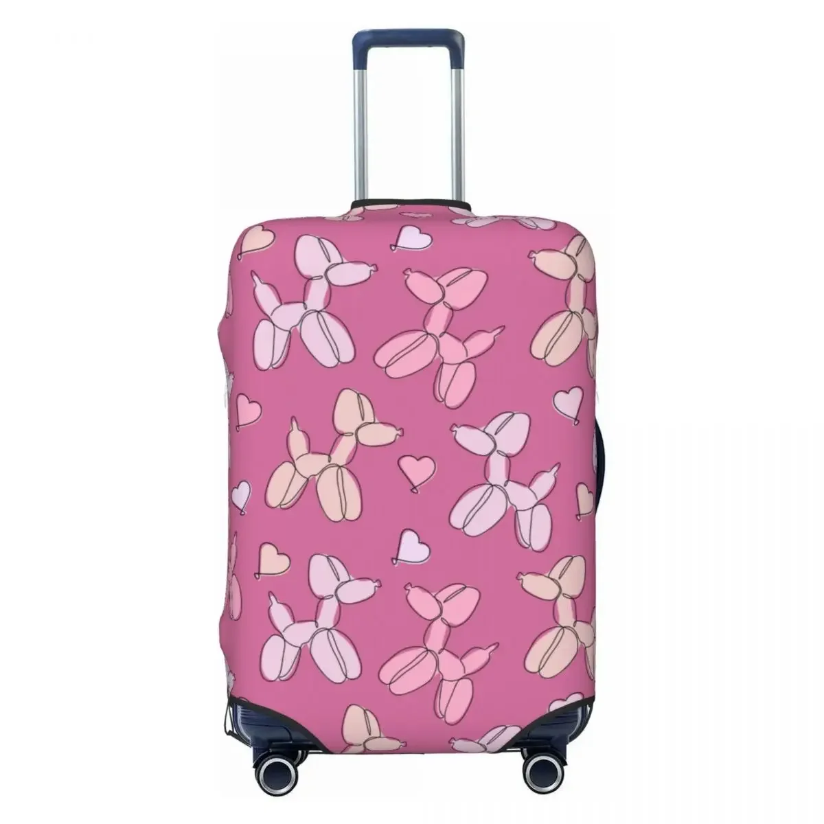 Cartoon Bubble Animal Suitcase Cover Classic Balloon Dog Flight Cruise Trip Fun Luggage Supplies Protector