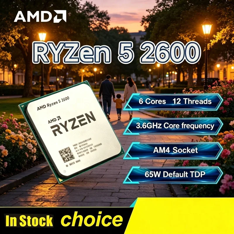 

Curtailed AMD Desktop Processor Ryzen 5 R5 2600 3.4GHz 6-Core 12-Thread Socket AM4