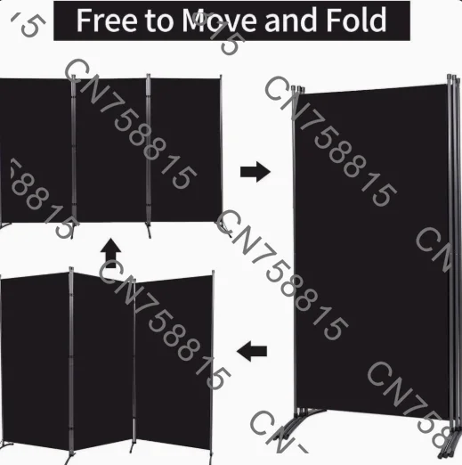 screen foldable mobile partition wall hotel partition screen folding screen，Office push-pull movable