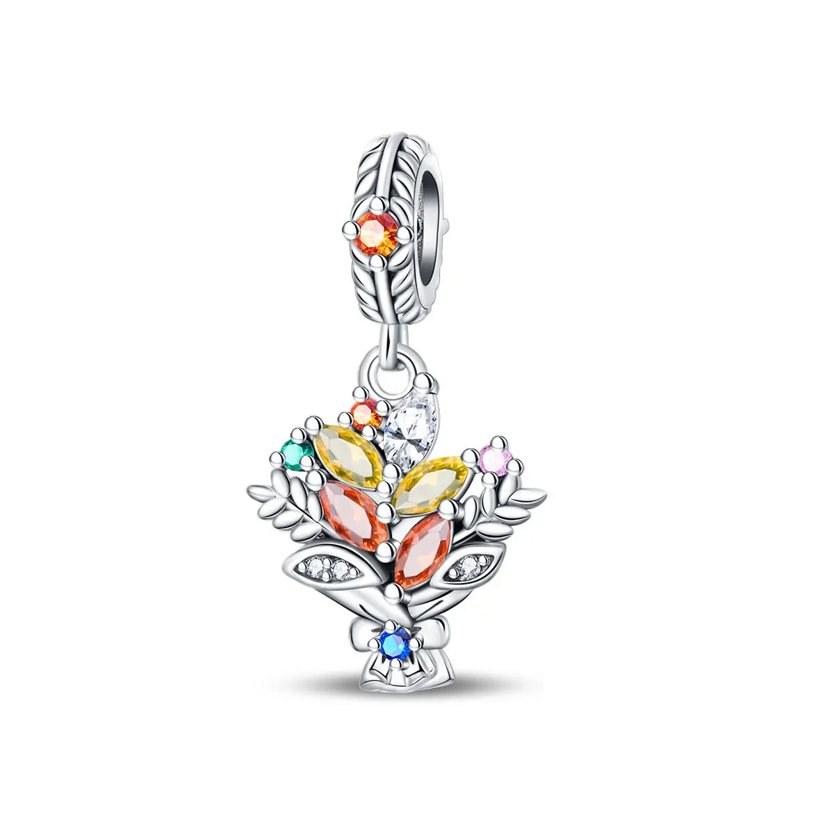 Original Charms Silver Plated Beads for DIY Bracelet Making