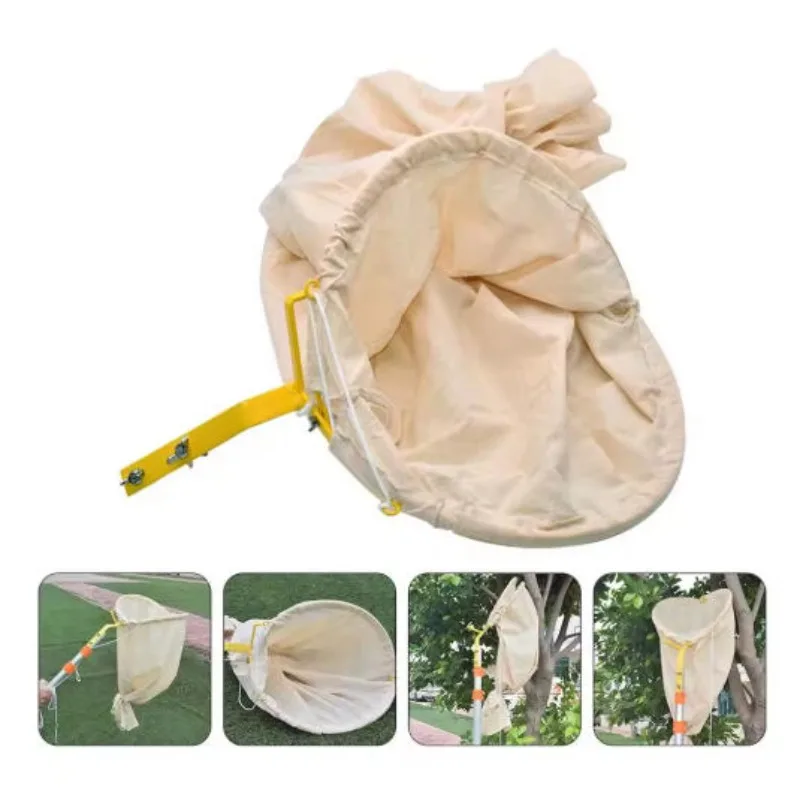 حقيبة أدوات ترويجية متينة وصديقة للبيئة من القماش القطني لعام 2025، حقيبة أدوات لتربية النحل، حقيبة التقاط مستعم النحل شديدة التحمل