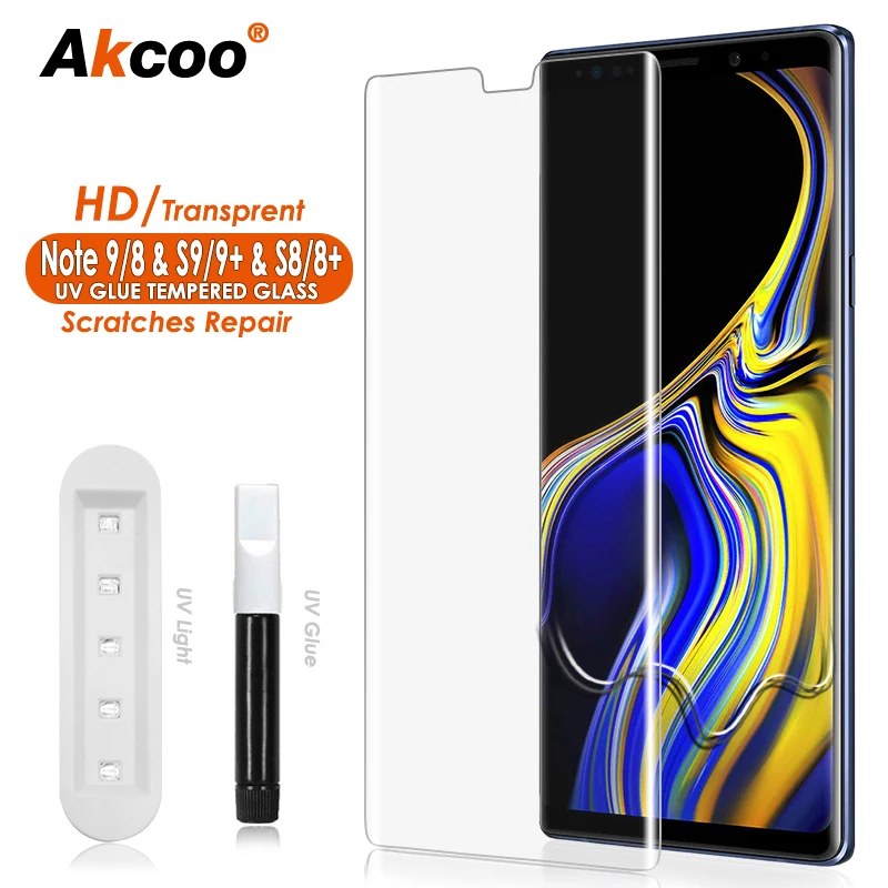 

Защитное стекло Akcoo для Samsung Galaxy (S8/ Note 8/ Note 9/ S9/ S9 Plus/ S8 Plus), 9H