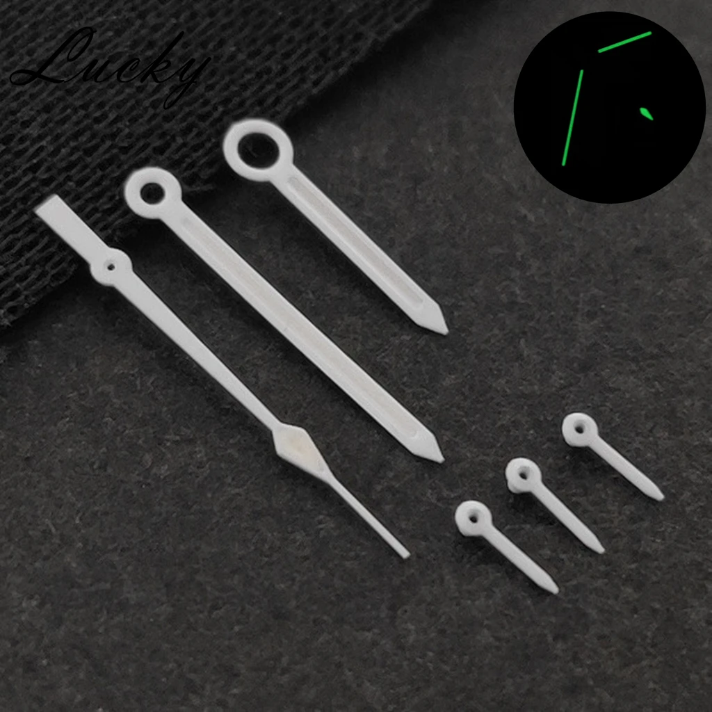 VK63 ساعة الأيدي C3 الأخضر مضيئة أبيض أزرق أسود صالح VK63A VK64 ساعات يد تعمل بالحركة الكوارتز أجزاء مؤشر/إبرة الملحقات