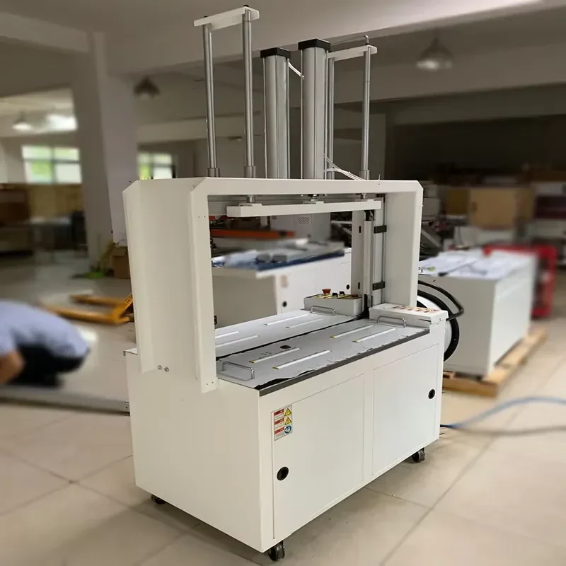 for High Table Nylon Strapping Machine with Top Pressure for Carton Sealing and Packaging