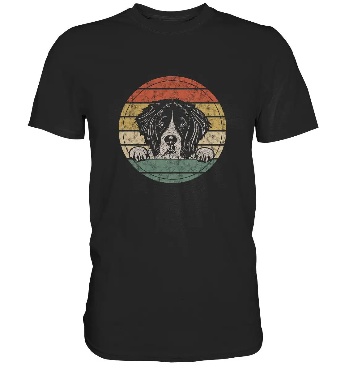 Landseer Dog Retro T Shirt