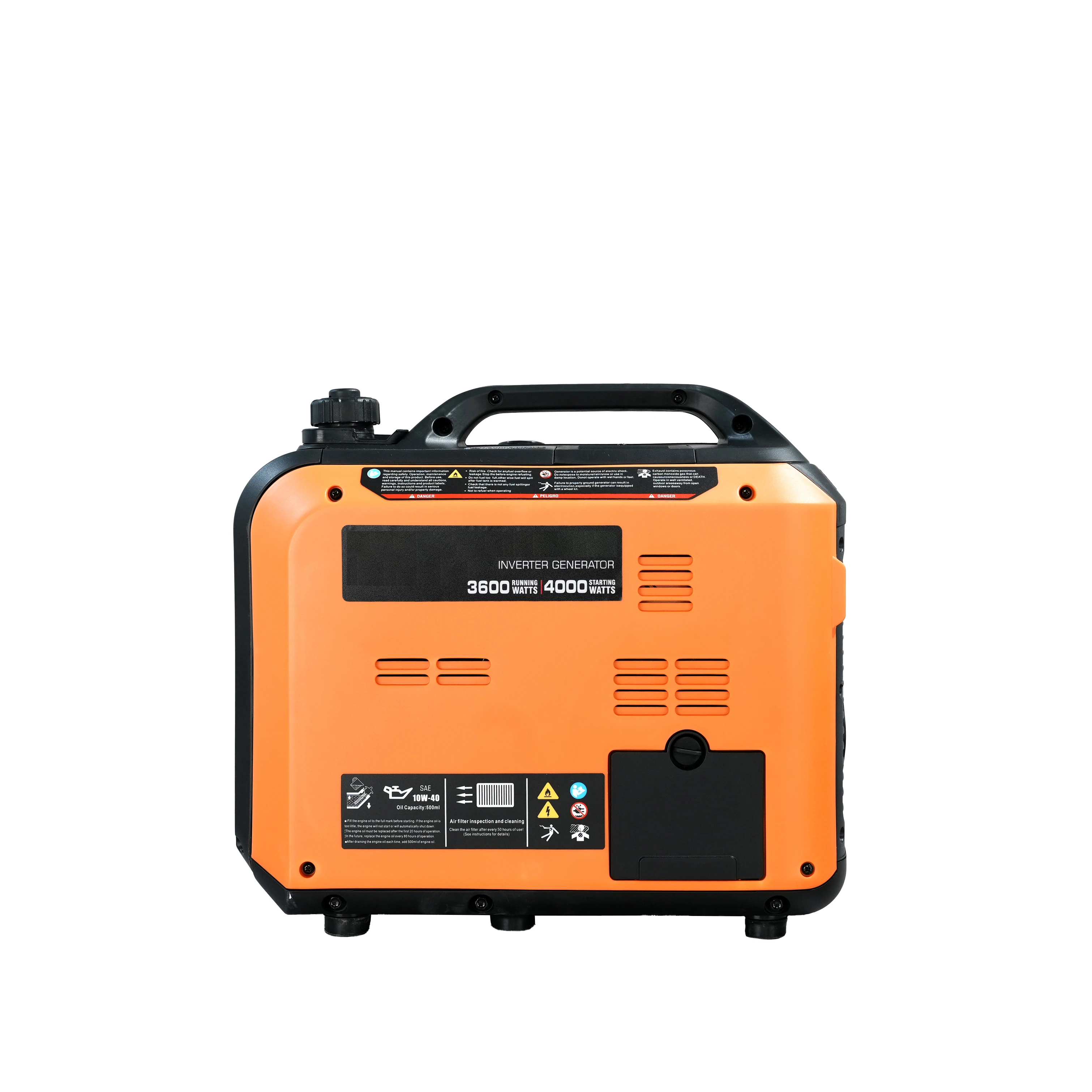 4000W Heavy Duty Petrol Inverter Generator Super Quiet Power Station for Construction Sites and Home High Efficiency Genset