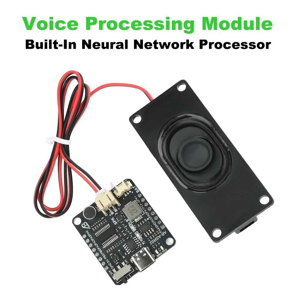 

ASR PRO 3.0 Intelligent Speech Recognition Module Offline Recognition Tianwen Development Board Battery-Powered for DIY Project