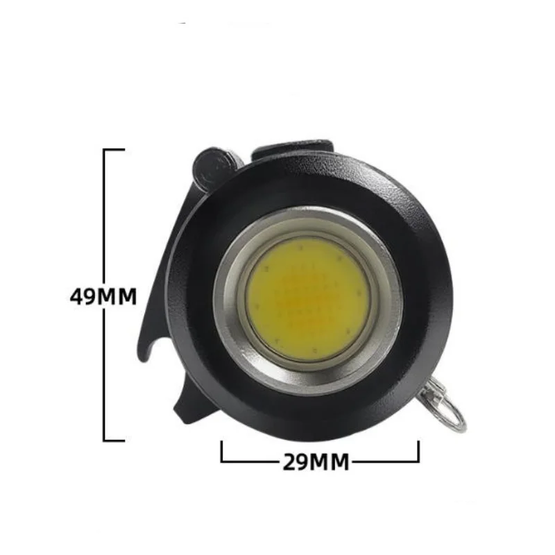 ISURE MARINE Multifunctional Portable Light  Keychain Light COB Light SourceHigh Brightness Night Riding Bicycle Light