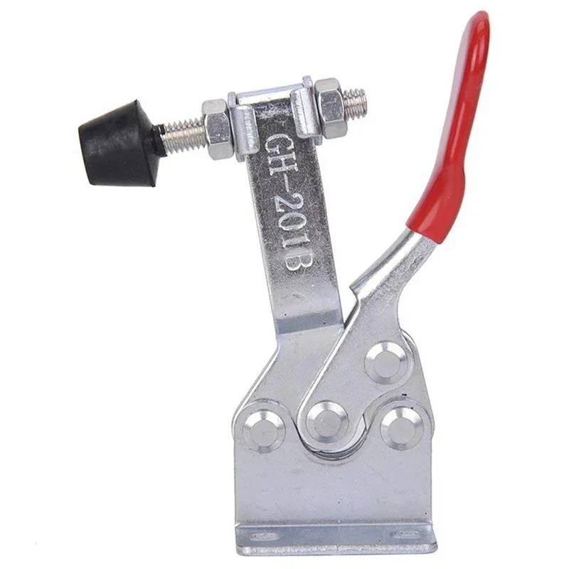 GH-201B Toggle Clamps Woodworking Heavy Duty Quick-Release Clamp Latch Push Pull Foot Workbench Clamping Clamps for Woodworking