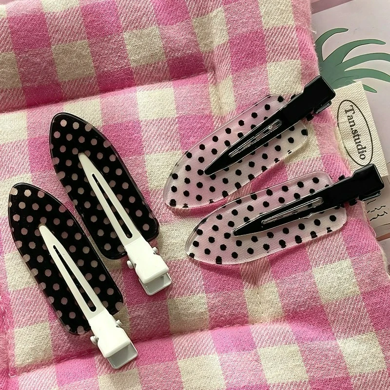 1/20 Stück Einfache Schwarz-Weiße Punkt-Haarspangen Minimalistische Make-up-Haarklammern Dekorative Entenschnabel-Haarspangen für Frauen Vielseitige Haaraccessoires – Detail 13