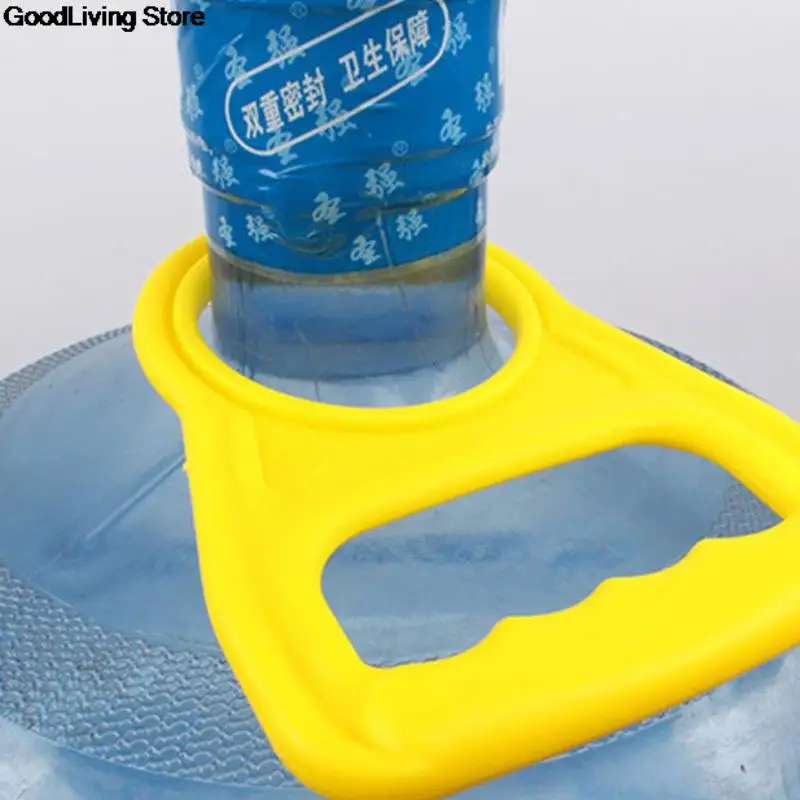 1PC Plastic Water Handle Pail Water Bottle Handle Thickened Big Bucket Water Lifting With Anti-Slip Holder 5 colors