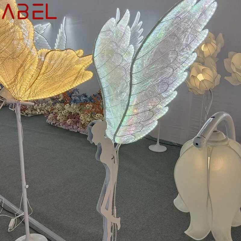 ABEL-linterna de boda de pequeño ángel moderno, accesorios de área, farola LED, iluminación de escenario, decoración de fondo de ambiente festivo