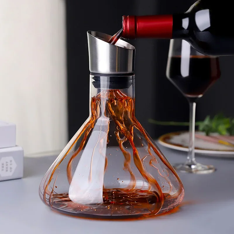 

1550ml/1920ml Wine Separator Party Transparent Wine Dispenser High End Whiskey Decanter Classic Wine Pourer Kitchen Accessories