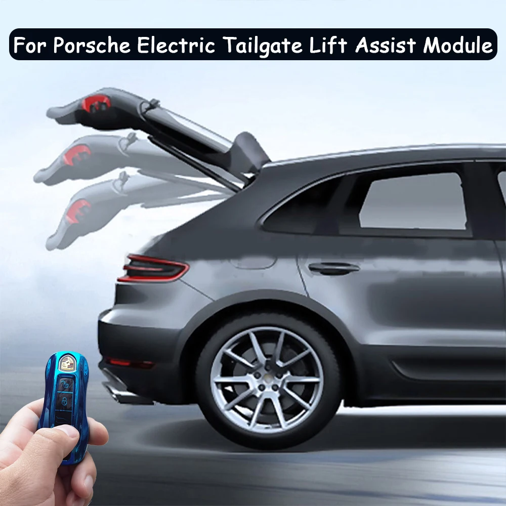 For Porsche Cayenne Macan Panamera Automatic Electric Tailgate Lift Module Assist System Key Control Trunk Close Power Tailgate